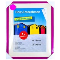 Holz Fotorahmen Bilderrhalter 40x50 cm verschiedene Farben Dekoration Träger von BURI