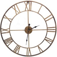 Buri - Metall-Wanduhr 60cm Bronze Küchenuhr Wohnzimmeruhr Retro Vintage Antik Quartzuhr Buri - Metall-Wanduhr 60cm Bronze Küchenuhr Wohnzimmeruhr Retro Vintage Antik Quartzuhr von BURI