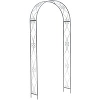 Buri - Rosenbogen vintage grau Torbogen Gartenbogen Spalier Rankhilfe Rankgitter Buri - Rosenbogen vintage grau Torbogen Gartenbogen Spalier Rankhilfe Rankgitter von BURI