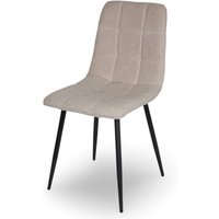 Buri - Stühle 4er Set 88x55x45cm Stuhl Esszimmer 4 Stück Beige Stoffbezug Küche Büro Möbel Buri - Stühle 4er Set 88x55x45cm Stuhl Esszimmer 4 Stück Beige Stoffbezug Küche Büro Möbel von BURI