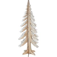 Buri - Weihnachtsholzdeko Holz Deko Tanne 45 cm Weihnachten Winter Schnee Buri - Weihnachtsholzdeko Holz Deko Tanne 45 cm Weihnachten Winter Schnee von BURI