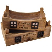 Buri - Dekokörbe 2er-Set Pflanzkorb Gartendeko Holzkörbe Regalkörbe Badezimmerkorb Korb Buri - Dekokörbe 2er-Set Pflanzkorb Gartendeko Holzkörbe Regalkörbe Badezimmerkorb Korb von BURI