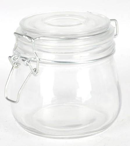 Drahtbügelglas 0,5 Liter Einmachglas Einweckglas Vorratsglas Marmeladenglas von BURI