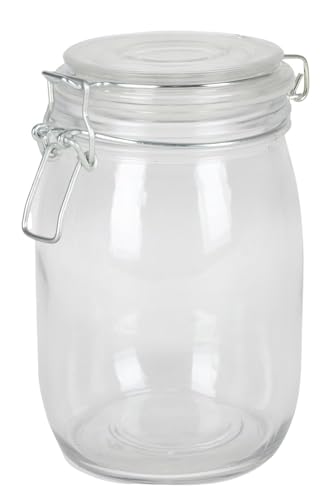 Drahtbügelglas 0,95 Liter Eimachglas Einweckglas Vorratsglas Marmeladenglas von BURI