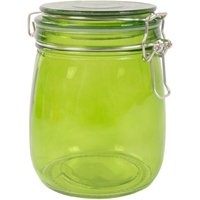 Drahtbügelglas 750ml Bügelverschluss Vorratsglas Einmachgläser Einweckglas Glas - grün Drahtbügelglas 750ml Bügelverschluss Vorratsglas Einmachgläser Einweckglas Glas - grün von BURI