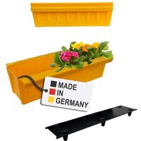 Buri - Euro-Paletten Blumenkästen-Einsätze inkl. Bewässerungsmatte 37,3cm Pflanzkasten für Europalette Palette Balkonkasten Blumentopf aus stabilen Buri - Euro-Paletten Blumenkästen-Einsätze inkl. Bewässerungsmatte 37,3cm Pflanzkasten für Europalette Palette Balkonkasten Blumentopf aus stabilen von BURI