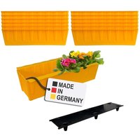 Euro-Paletten Blumenkästen-Einsätze inkl. Bewässerungsmatte 37,3cm Pflanzkasten für Europalette Palette Balkonkasten Blumentopf aus stabilen Euro-Paletten Blumenkästen-Einsätze inkl. Bewässerungsmatte 37,3cm Pflanzkasten für Europalette Palette Balkonkasten Blumentopf aus stabilen von BURI