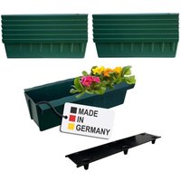 Euro-Paletten Blumenkästen-Einsätze inkl. Bewässerungsmatte 37,3cm Pflanzkasten für Europalette Palette Balkonkasten Blumentopf aus stabilen von BURI