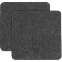 Buri - Filzuntersetzer 2er-Set anthrazit Topfuntersetzer Pfannenuntersetzer Getränkeuntersetzer Glasuntersetzer Tischschutz Platzset Buri - Filzuntersetzer 2er-Set anthrazit Topfuntersetzer Pfannenuntersetzer Getränkeuntersetzer Glasuntersetzer Tischschutz Platzset von BURI