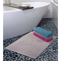 Buri - Frottee-Badematten 2er-Set 70x50cm Duschvorleger Badvorleger Badteppich - pink Buri - Frottee-Badematten 2er-Set 70x50cm Duschvorleger Badvorleger Badteppich - pink von BURI