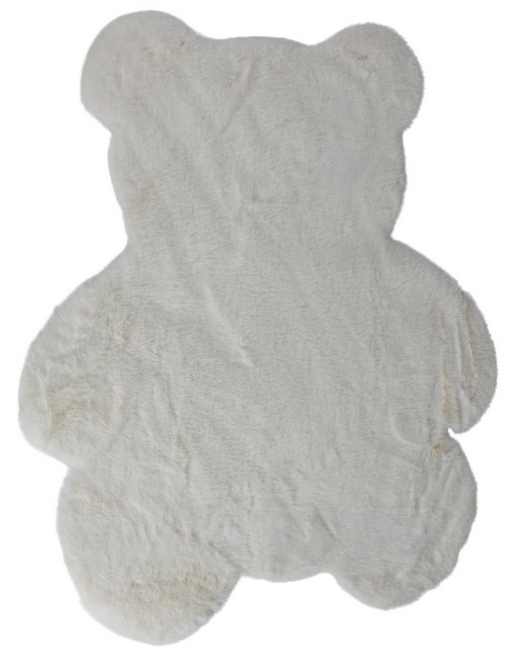 BURI Fußmatte Motivteppich Bär 73x90cm Kuschelteppich Tiermotiv superweich Mikrofase von BURI
