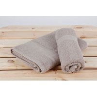 Handtuch 100% Baumwolle 50x100 cm Gästetuch Duschtuch Badetuch Handtücher Taupe von BURI