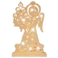 Holzengel mit Licht Dekoengel Holz Weihnachtsengel Weihnachten Engelfigur Holzengel mit Licht Dekoengel Holz Weihnachtsengel Weihnachten Engelfigur von BURI