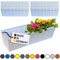 Hossi's Wholesale 12 Euro-Paletten Blumenkästen-Einsätze 37,3cm Weiß Pflanzkasten für Europalette Palette Balkonkasten Blumentopf aus stabilen Hossi's Wholesale 12 Euro-Paletten Blumenkästen-Einsätze 37,3cm Weiß Pflanzkasten für Europalette Palette Balkonkasten Blumentopf aus stabilen von BURI