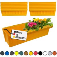 Hossi's Wholesale 12 Euro-Paletten Blumenkästen-Einsätze mit Hängesystem zum Einhängen 37,3cm Gelb Pflanzkasten für Europalette Palette Balkonkasten Hossi's Wholesale 12 Euro-Paletten Blumenkästen-Einsätze mit Hängesystem zum Einhängen 37,3cm Gelb Pflanzkasten für Europalette Palette Balkonkasten von BURI