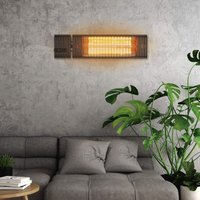 Buri - Infrarot-Heizstrahler 2er-Set Wärmestrahler Terrassenstrahler Infrarotstrahler von BURI