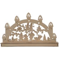 LED Holz Lichterbogen Weihnachtslandschaft warmweiß Schwibbogen Weihnachtsdeko - 1 LED Holz Lichterbogen Weihnachtslandschaft warmweiß Schwibbogen Weihnachtsdeko - 1 von BURI