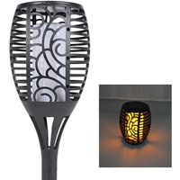 Led Solar Gartenfackel Flamme Gartenlaterne Solarleuchte Gartendeko Wegeleuchte - Buri von BURI