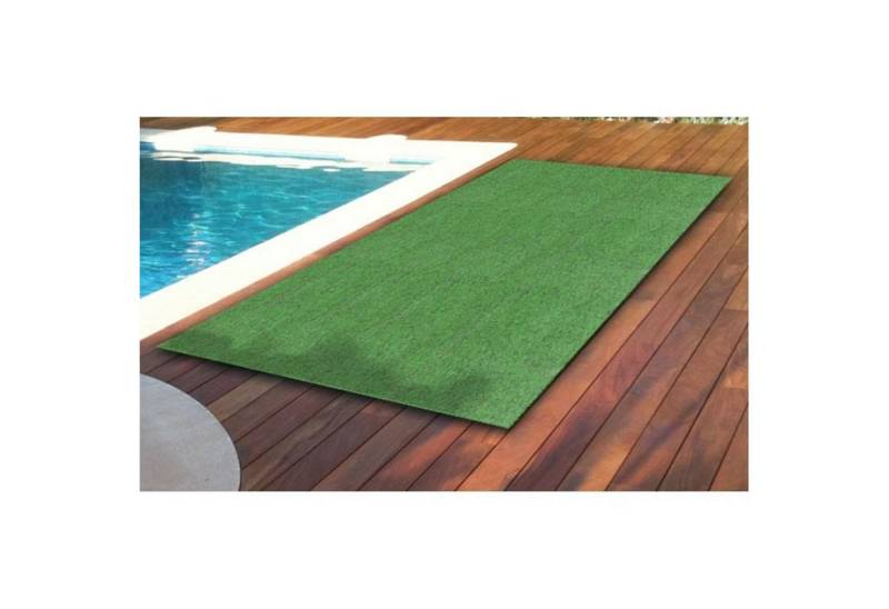 BURI Rasenteppich Rasenteppich 100x200cm mit Noppen Grün Kunstrasen Teppich Rollrasen von BURI