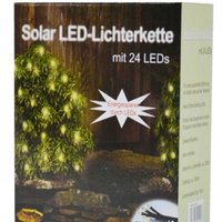 Solar LED-Lichterkette 24 LEDs von BURI