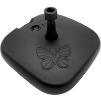 Buri - Sonnenschirmständer anthrazit Schirmständer Ständer Kunststoff füllbar 45x45cm von BURI