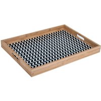 Tablett aus Bambus Küchentablett Holztablett Tischdekoration Serviertablett neu von BURI