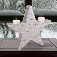 Teelichthalter Stern 21cm Adventsstern Weihnachtsdeko Adventsdeko Kerzenhalter Teelichthalter Stern 21cm Adventsstern Weihnachtsdeko Adventsdeko Kerzenhalter von BURI