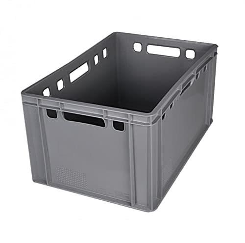 Teterower Kunststoffe GmbH & Co.KG Eurofleischkiste grau E1 / E2 / E3, Größe:E3 von BURI