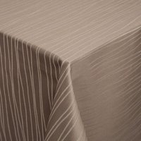 Tischdecke 130x130cm Mitteldecke Streifendessin quadratisch bügelleicht kochecht von BURI