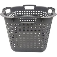 Buri - Wäschekorb Set Universalkorb vers Farben Stapelkörbe Gartenkörbe Korb robust - dunkelgrau, 1 Stück von BURI