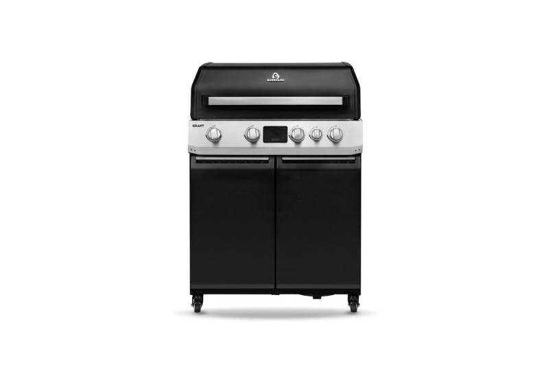 BURNHARD Gasgrill, 4-Brenner Modulargrill mit Gusseisen-Roste & Türen von BURNHARD