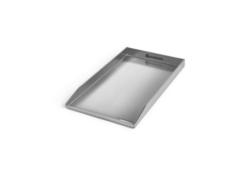 BURNHARD Grillrost Fred, Grillzubehör, Edelstahl Grillplatte 41,5 x 23,5 x 3,5 cm von BURNHARD