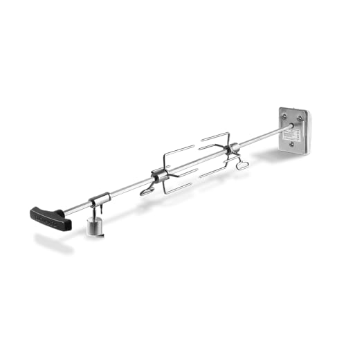 BURNHARD Universal Drehspieß mit Motor, Elektrischer Grillspieß inkl. Fleischgabeln, Rotisserie für Gasgrill Fred 2- & 3-Brenner, Spießlänge: 66-79cm BURNHARD Universal Drehspieß mit Motor, Elektrischer Grillspieß inkl. Fleischgabeln, Rotisserie für Gasgrill Fred 2- & 3-Brenner, Spießlänge: 66-79cm von BURNHARD