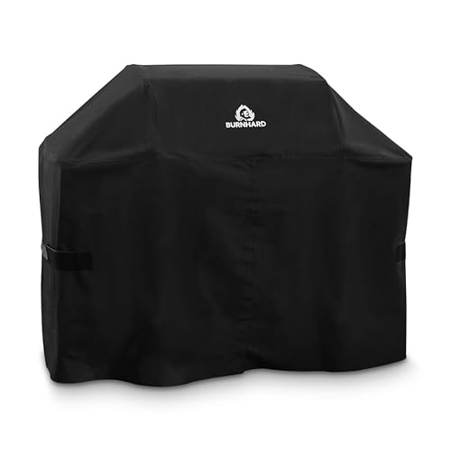BURNHARD Grill Abdeck-Haube Fat FRED 156 x 129 x 92,5 cm, Universal Grillabdeckung wasserdichtes BBQ Cover Schutzhülle, winterfeste Abdeckplane für Grills aus robustem Material, UV-resistent von BURNHARD