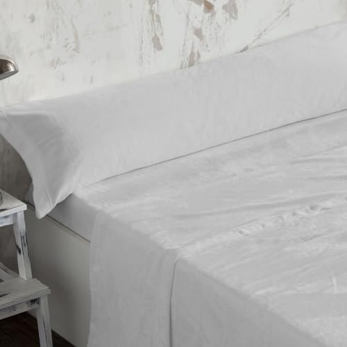 Burrito Blanco | Bettwäsche-Set aus Coralina-Stoff | Bett 150/160 cm (+ verfügbare Maße) | Winter-Bettwäsche 3-teilig (Bettbezug, Kissenbezug und Spannbettlaken) | Farbe 953 Grau (150 x 190/200 cm) von BURRITO BLANCO