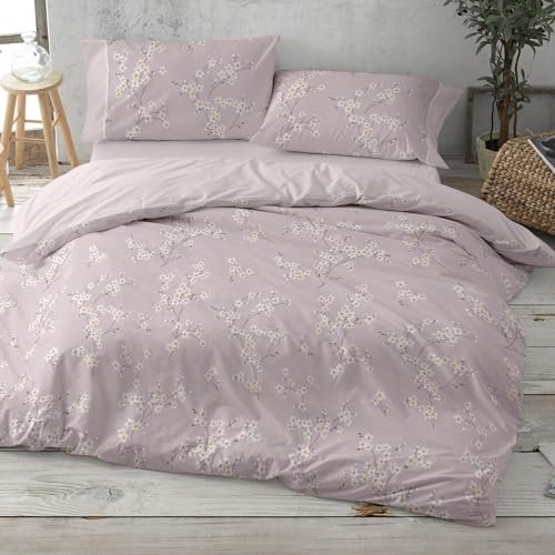 Burrito Blanco Bedruckte Bettbezüge | 135 cm breite Betten (+ verfügbare Größen) | Polyester 50% Baumwolle 50% | Design 531 | Farbe Nude (135 x 190/200 cm) von BURRITO BLANCO