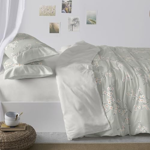 Burrito Blanco Bedruckte Bettbezüge | 135 cm breite Betten (+ verfügbare Größen) | Polyester 50% Baumwolle 50% | Design 531 | Jade (135 x 190/200 cm) von BURRITO BLANCO