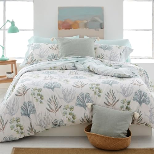 Burrito Blanco Bedruckte Bettbezüge | Bett von 90 cm (+ verfügbare Größen) | Polyester 50% Baumwolle 50% | Design 136 | Wasserfarbe (90 x 190/200 cm) von BURRITO BLANCO