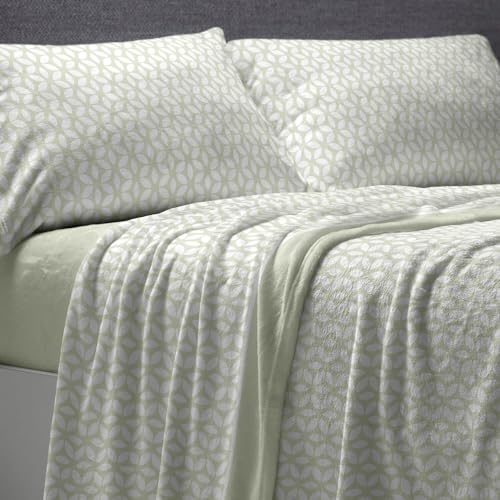 Burrito Blanco Bettwäsche-Set aus Coralina, Kunststoff, Oliv, Ancho de 90 cm von BURRITO BLANCO