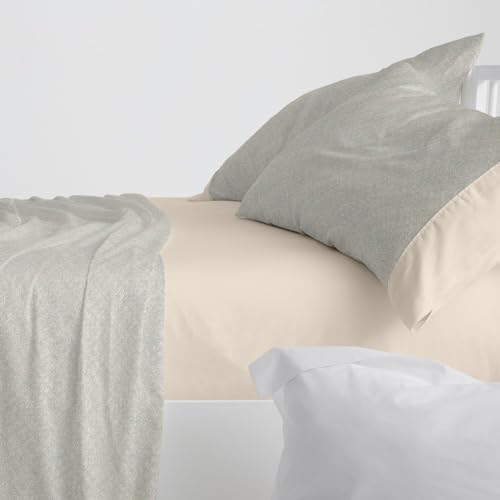 Burrito Blanco Bettwäsche-Set für Betten mit 135 cm Breite (+ verfügbare Größen), Polyester, 50% Baumwolle, 50% Baumwolle, Design 042, Türkis (135 x 190/200 cm) von BURRITO BLANCO