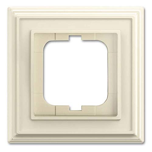 Busch-Jaeger Rahmen 1-Fach 1721-832 Elfenbein/ws Busch-Dynasty Abdeckrahmen 4011395219256 von Busch-Jaeger