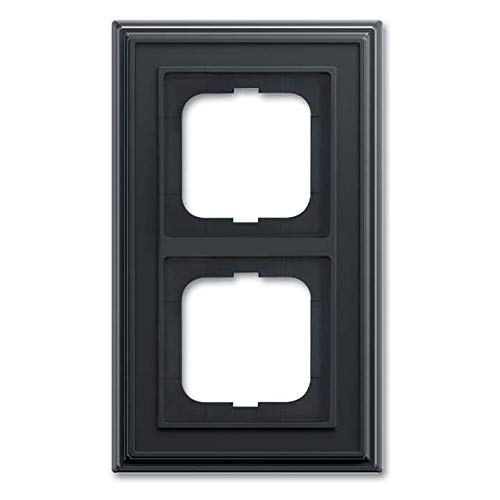Busch-Jaeger Rahmen 2-Fach 1722-831 anthrazit Busch-Dynasty Abdeckrahmen 4011395219317 von Busch-Jaeger