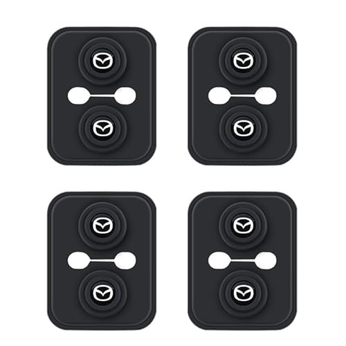 BUSDPL 4 Stück Auto Türschloss Abdeckung Protector für Mazda CX-5 2024 2023 2022 2021-2017, Türverriegelung Schutzkappe Anti Rost Silikon Auto Innenraum Zubehör BUSDPL 4 Stück Auto Türschloss Abdeckung Protector für Mazda CX-5 2024 2023 2022 2021-2017, Türverriegelung Schutzkappe Anti Rost Silikon Auto Innenraum Zubehör von BUSDPL