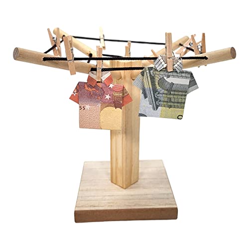 BUSDUGA 4212 Geldgeschenk Wäschespinne aus Holz, 19x15cm, inkl. 8 Holzklammern, Geschenkidee Wäscheleine BUSDUGA 4212 Geldgeschenk Wäschespinne aus Holz, 19x15cm, inkl. 8 Holzklammern, Geschenkidee Wäscheleine von BUSDUGA