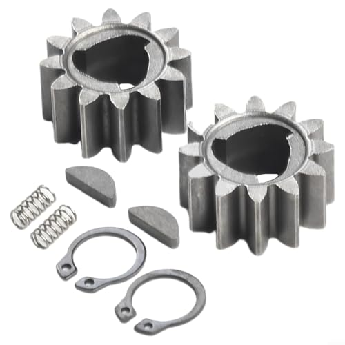 42661-VE2-800 Getriebe + 42672-VE2-800 Schlüsselfedern und Clips, Antriebsrad-Set für Honda-Rasenmäher, Antriebsrad-Set mit Zahnrädern, Schlüsseln, Federn und Clips von BUSSNISS
