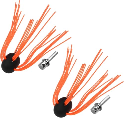 Aluminium-Kamin-Power-Bürste, rotierende Schornstein-Power-Bürste, Reinigungs-Ersatz-Set, Schornsteinbürsten-Set, angetrieben durch Bohrmaschine zum Kehren von Kaminen, Orange, 2 Stück Aluminium-Kamin-Power-Bürste, rotierende Schornstein-Power-Bürste, Reinigungs-Ersatz-Set, Schornsteinbürsten-Set, angetrieben durch Bohrmaschine zum Kehren von Kaminen, Orange, 2 Stück von BUSSNISS