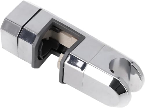 Duschkopfhalter, universal, 15 mm - 30 mm, für 360 Grad drehbare Sprühhalterung, verstellbar, verchromt, Duschstange, Kopfhalter, abnehmbare Schiebestange für Duschsystem von BUSSNISS