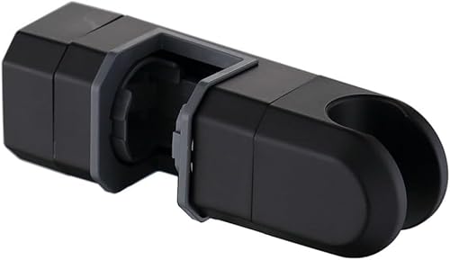 Duschkopfhalter, universal, 15 mm - 30 mm, für 360 Grad drehbare Sprühhalterung, verstellbar, verchromt, Duschstange, Kopfhalter, abnehmbare Schiebestange für Duschsystem von BUSSNISS