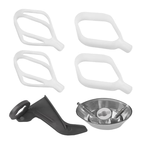 Kuchenpaddel mit Metall-Peitschen-Treiber, kompatibel mit Bosch Universal Plus und NutriMill Artiste Standmixer-Zubehör, Knethaken-Verlängerung und Paddel-Mischset von BUSSNISS
