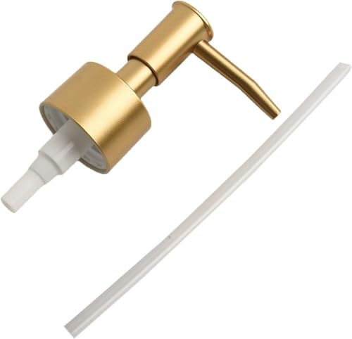 Seifenspenderpumpe Ersatz, Küche und Bad Seifenpumpe Ersatz, Wiederverwendbare Handseifenpumpe, Shampoo und Handseifenpumpe, Standarddurchmesser 28/400 Halsgröße von BUSSNISS